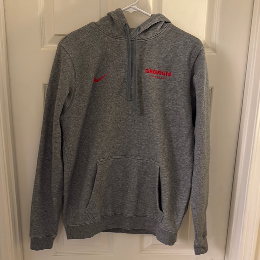 UGA Nike Gray Georgia Hoodie